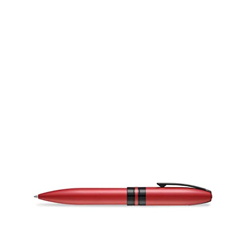 Sheaffer 9111 Icon Ballpoint Pen - Metallic Red with Glossy Black PVD Trim - Image 5