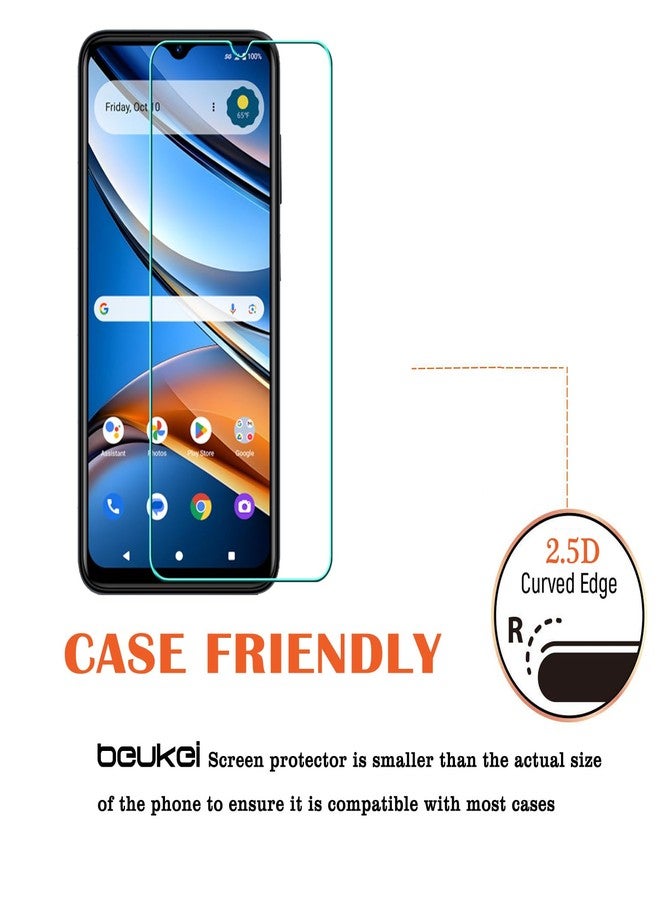 beukei (3 Pack Designed for AT&T Propel 3 5G / Cricket Icon (2026) Screen Protector Tempered Glass, Touch Sensitive, 9H Hardness - Image 4