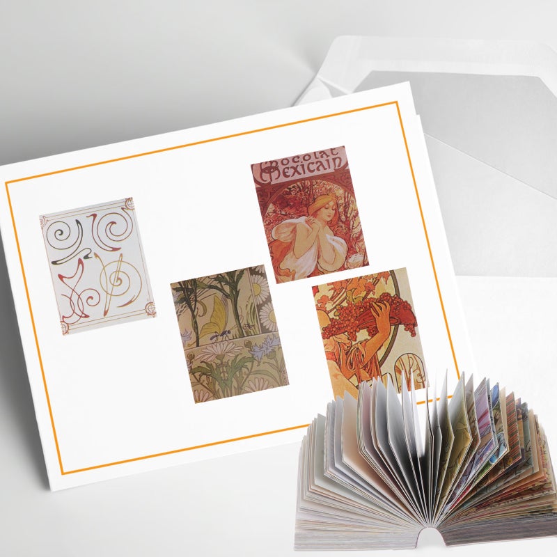 1 Set Vintage Material Paper Handbook Paper DIY Scrapbooking Base Paper - Image 1