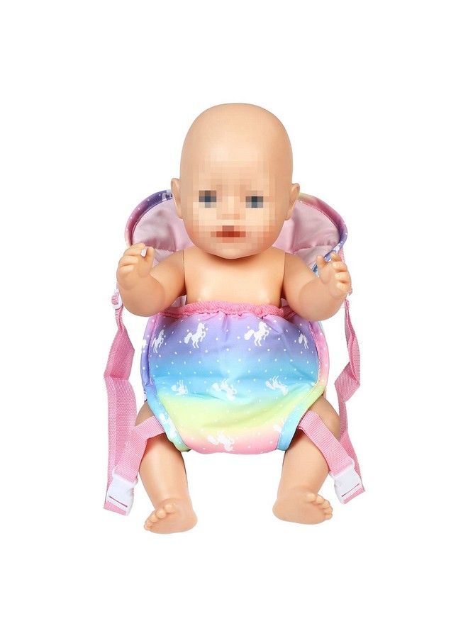 SOTOGO Baby Doll Carrier Doll Backpack Carrier For American Doll 15 Inch To 18 Inch Dolls  - Image 4