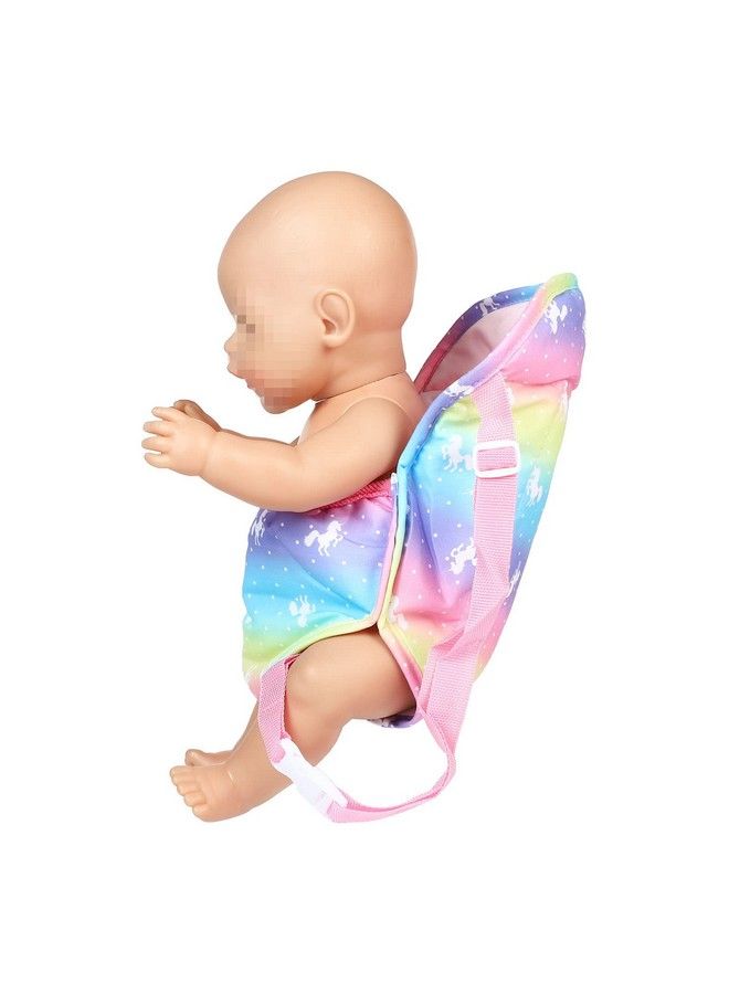 SOTOGO Baby Doll Carrier Doll Backpack Carrier For American Doll 15 Inch To 18 Inch Dolls  - Image 5