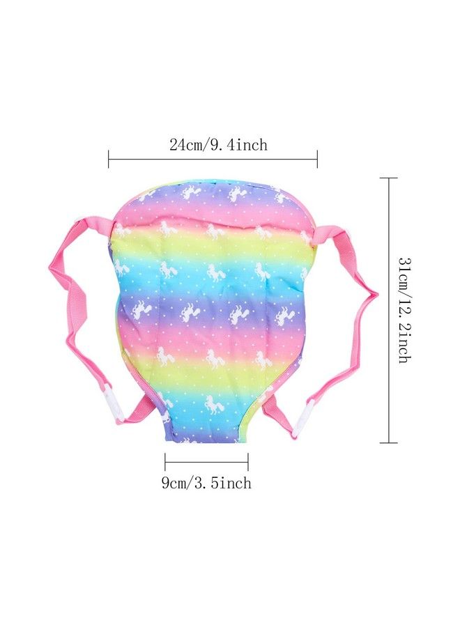 SOTOGO Baby Doll Carrier Doll Backpack Carrier For American Doll 15 Inch To 18 Inch Dolls  - Image 3