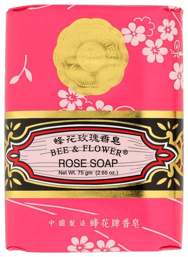 Bee & Flower Toilet Soap, Rose, 2.65 Oz, Pack Of 12 by Bee & Flower - Image 1