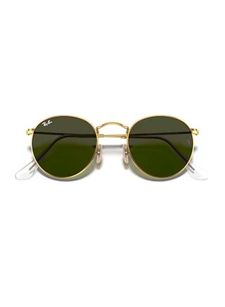 Unisex Round Sunglasses - RB3447-001 - Lens Size: 50mm - Gold - view 5