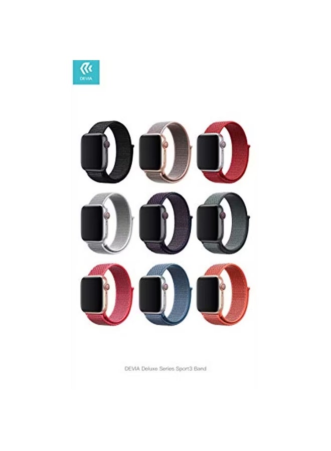 Devia Deluxe Series Sport3 Band For Apple Watch 38/40MM - Nectarine - Image 3