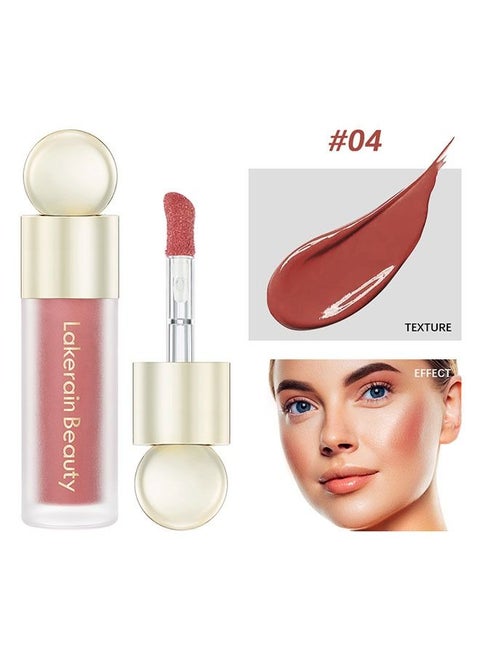 Velvet Liquid Blush Lightweiht Long Lasting Create Natural and Vibrant Makeup 04