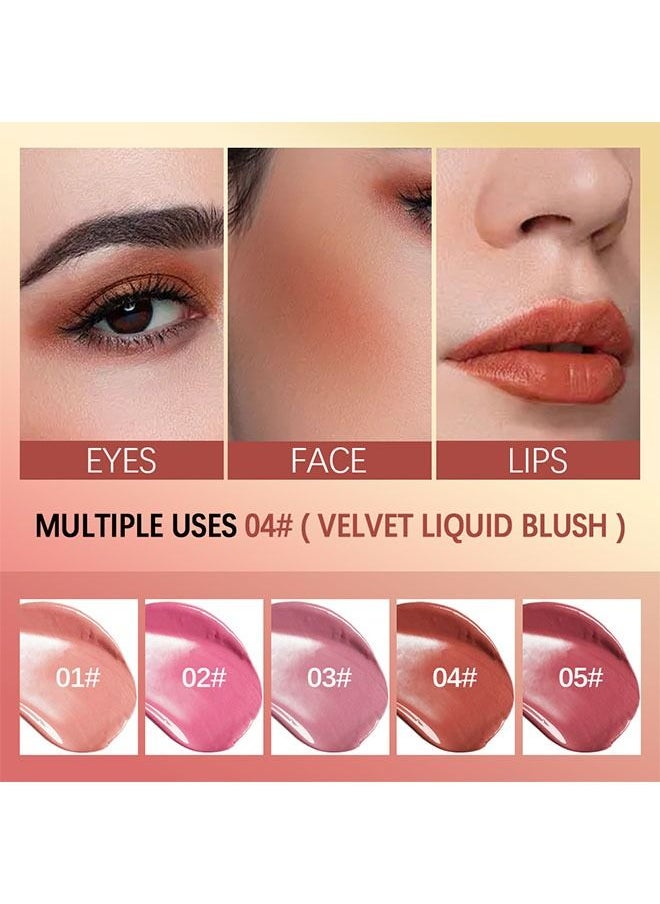 lakerain - Velvet Liquid Blush Lightweiht Long Lasting Create Natural and Vibrant Makeup 04 - Image 1