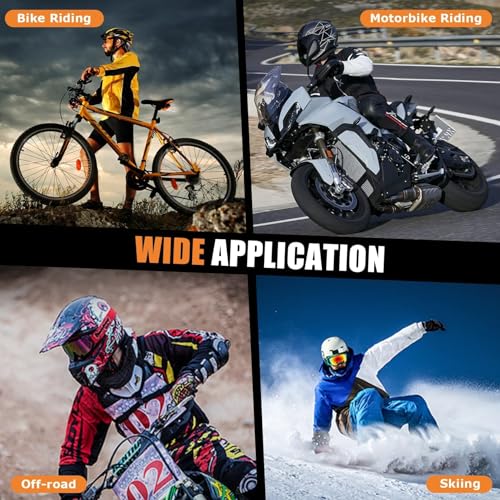 PSLER CE Level 1 Certified Motorcycle Armor Back Pad and CE Level 2 Certified Elbow and Shoulder Protection Pads Set,Motorcycle Armor Back Protector Inserts for Motorcycle Jackets,5PCS - Image 5