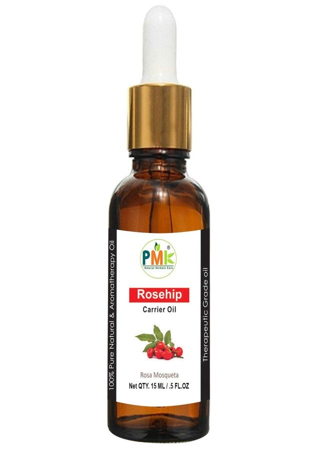 PMK Pure Natural Rosehip Cold Pressed Carrier Oil (15ML) - Image 1