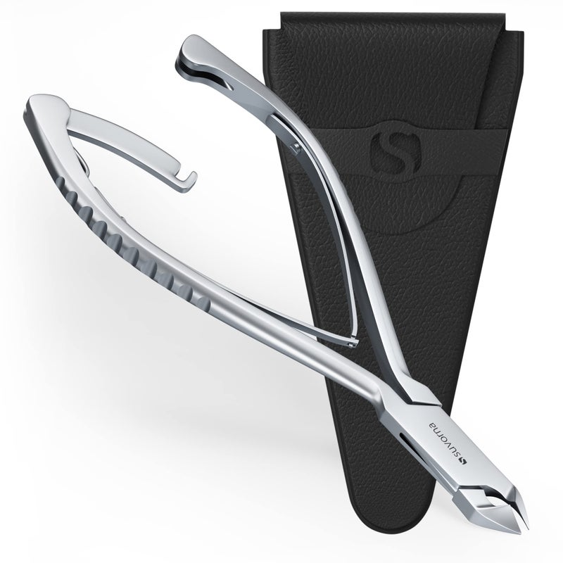 Suvorna Professional Cuticle Trimmer and Professional Cuticle Nippers Cuticle Clippers for Women and Men Cuticle Cutter For Nails Sharp Cuticle Nippers Professional for Spas and Salons