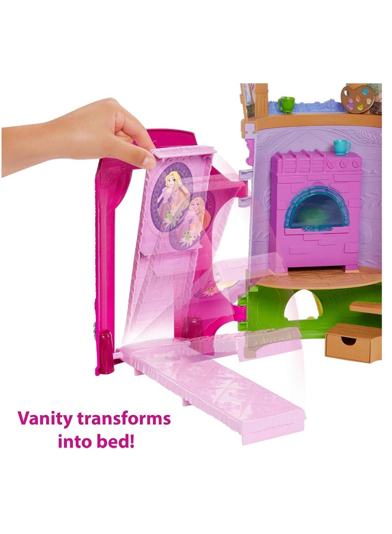 Barbie Malibu House 2-Story Dollhouse With Transformation Features And 25+ Pieces Fxg57 - Image 4