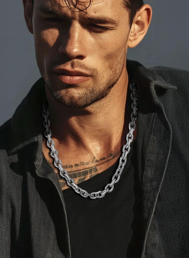ChainsPro Necklace Men 18inch Chain Rolo Cable Link Chain Stainless Steel Necklaces Men Gift - Image 3