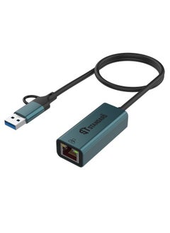 Standard USB C + USB 3.0 TO Gigabit Ethernet with Speed 10/100/1000 Mbps Compatible with Mac OS, iOS, Windows systems  - Image 3