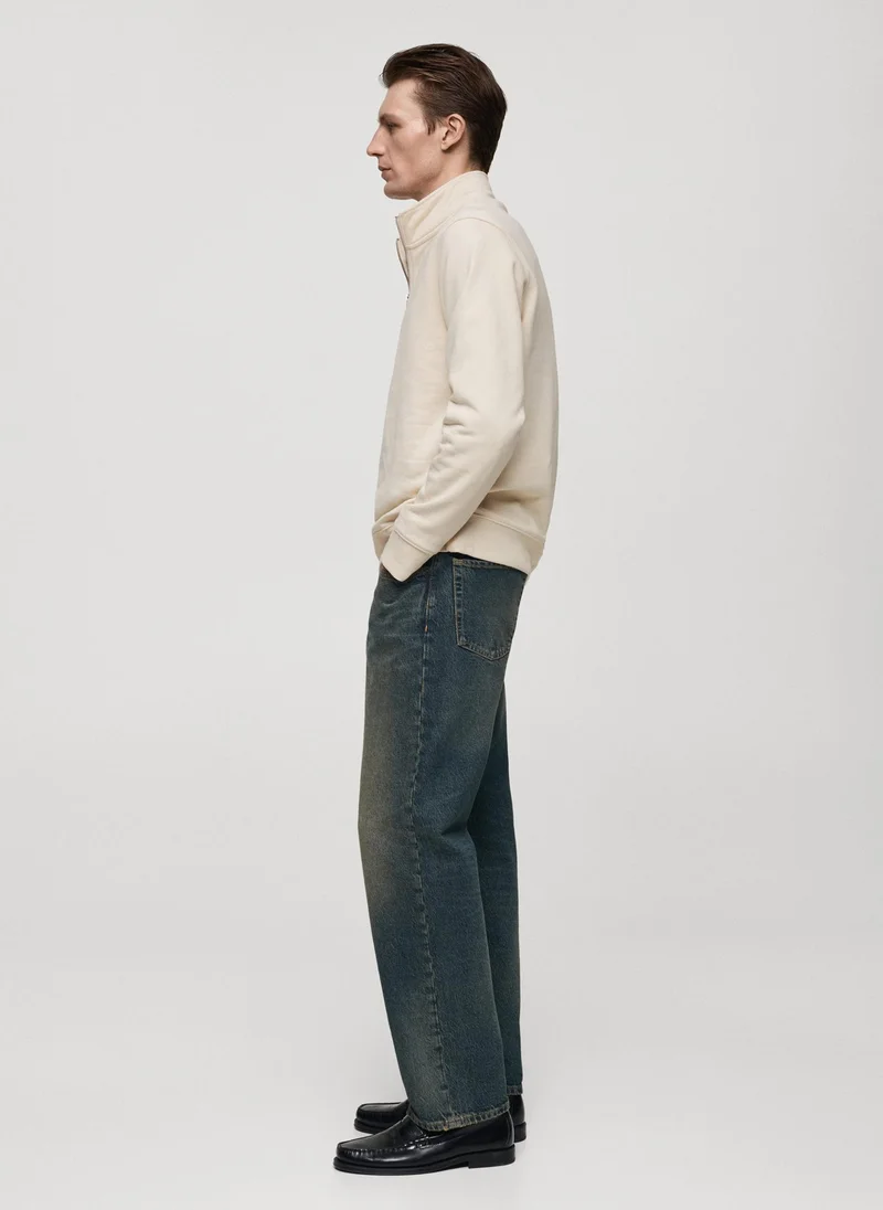 مانجو مان Winny Zip Neck Sweatshirt