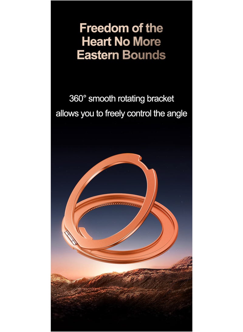 Rock Pow Case for iPhone 17 PRO[360° Ring Stand] [Compatible with Magsafe] Shock Proof Drop Protection Slim Magnetic iPhone 17 PRO Phone Case for Men Women- Easy-Relax Series - Image 3