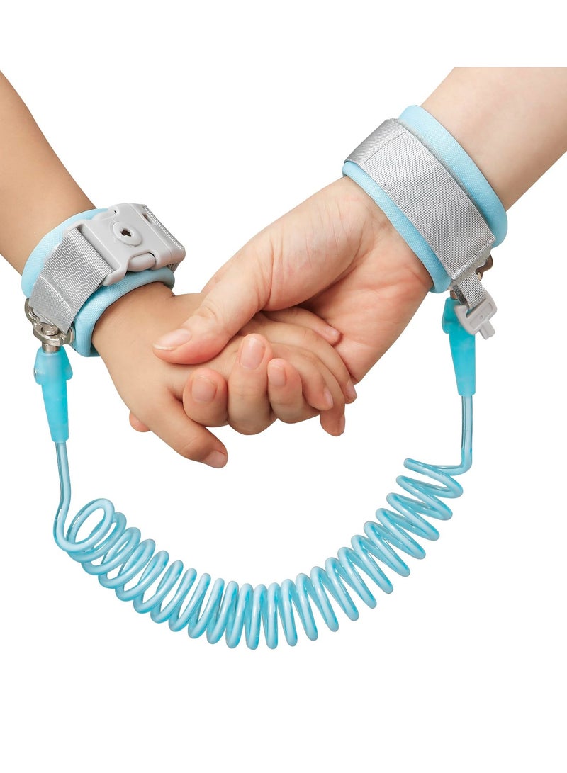 Toddler Safety Harness Walking Leash, Anti Lost Wrist Link, Child Leash Secure Harness with Key Lock, Safety Wrist Leash for Kids Baby Boys and Girls 5 feet - Image 1