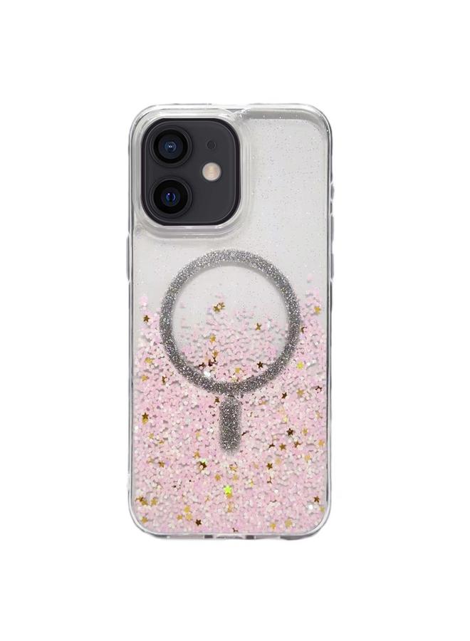 S-TOP Case For iPhone 11 Gradient Glitter MagSafe PC Hybrid TPU Phone Case - Image 1