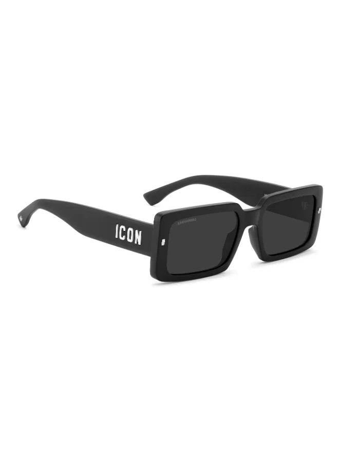 ديسكويرد2 DSQUARED2 ICON 0029/S Sunglasses Black Rectangular