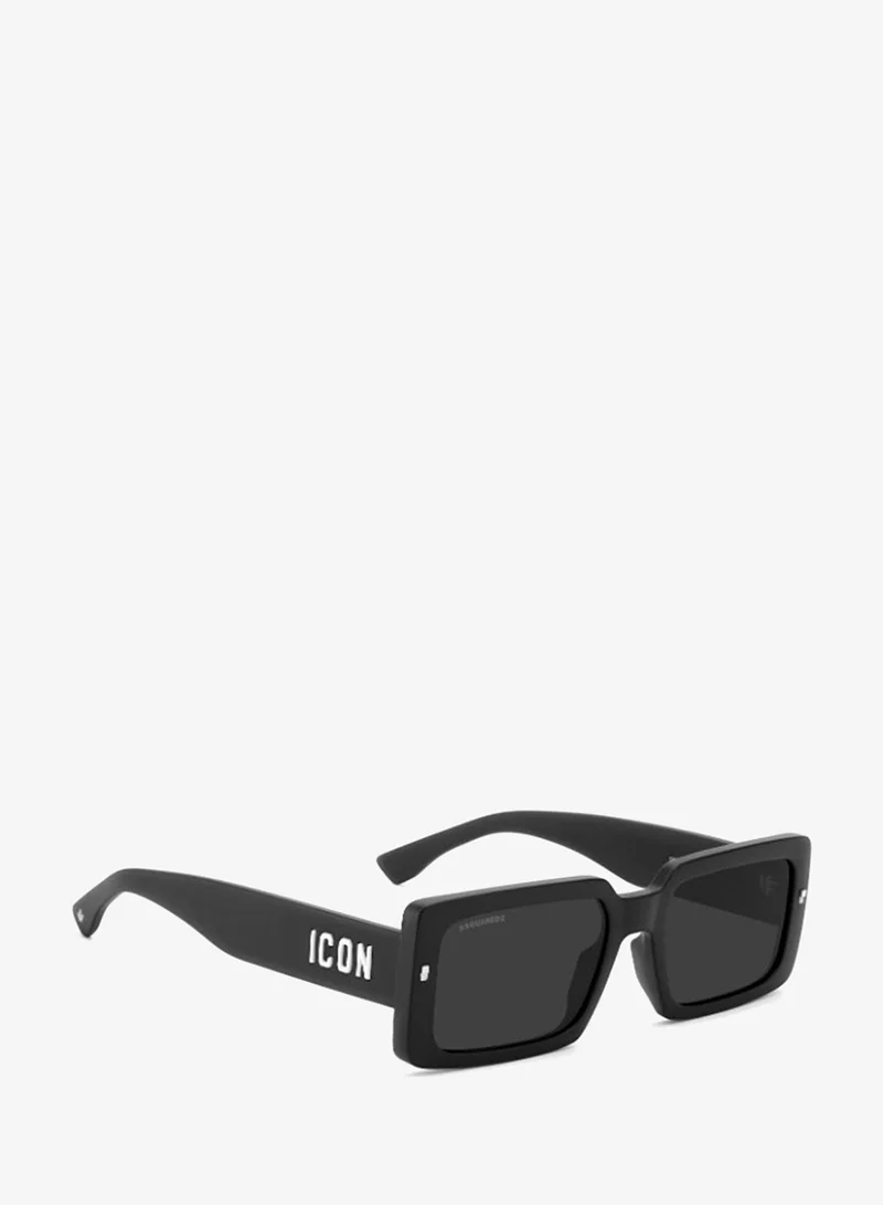 ديسكويرد2 DSQUARED2 ICON 0029/S Sunglasses Black Rectangular