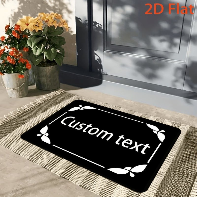 Custom Non Slip Floor Mat 120x160cm Soft Flannel Carpet With PVC Backing Machine Washable For Living Room Bedroom Dorm Entryway - Image 4