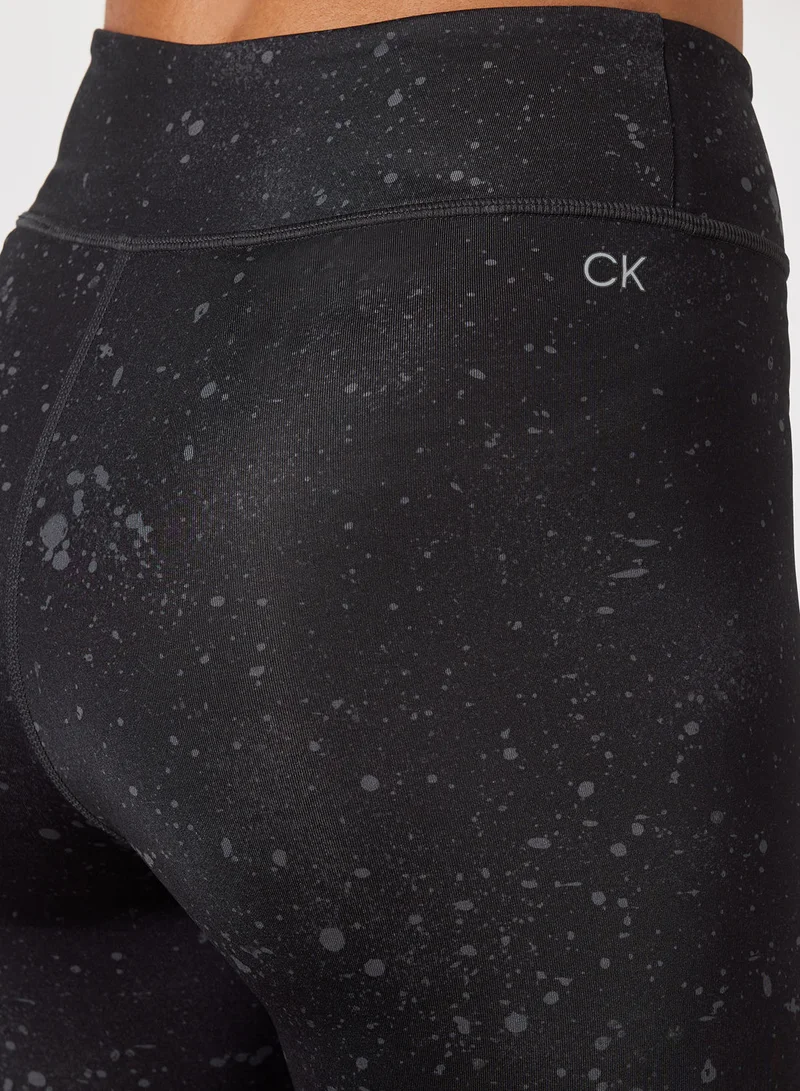 Calvin Klein Performance Splatter Print Gym Leggings