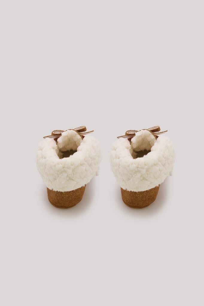 GB Baby Bg Store Baby Girl Brown Booties - Image 2