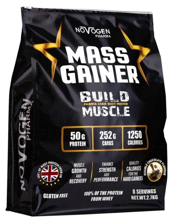 نوفوجين ماس جينر 2.7 كجم - 8 حصص - شوكولاتة مزدوجة - Image 1