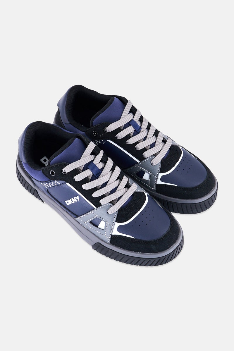 DKNY أحذية كاجوال متوسطة للرجال، مزودة بأربطة، متعددة الألوان - Image 2