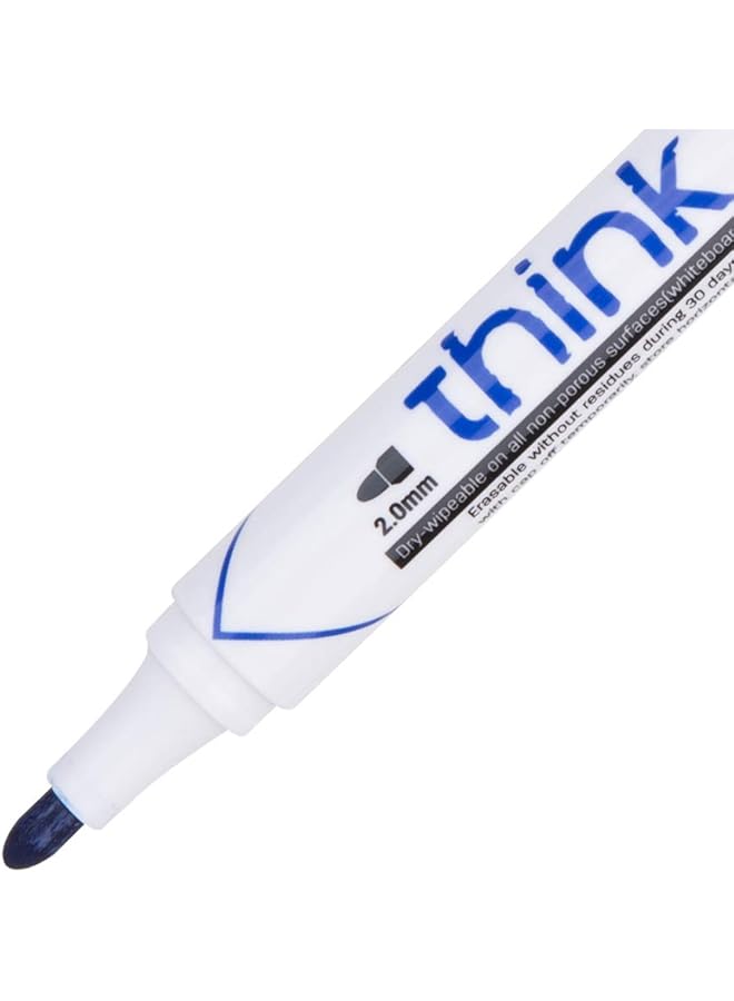 ديلي قلم تحديد قابل للمسح Eu00130، حبر منخفض الرائحة، عبوة من 12 قلم تحديد Eu00130 - Image 3