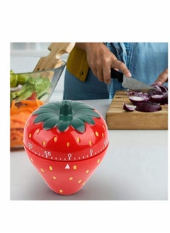 Y&D Kitchen Timer, Novelty Cute 60min 360 Degree Rotating Timers, Mechanical Ring Alarm Tools, for Time Management Cooking Learning Exercise Playing Game Timer - Strawberry  - Image 5