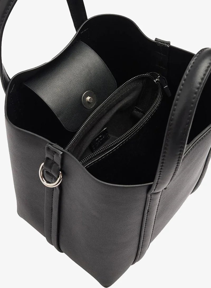 Parfois Black Tote Bag With Crossbody for Women | Best Price UAE