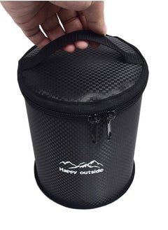 Compact Thermal Cover for Travel & Daily Use - Multi-Purpose Insulated Bottle Bag, Heavy Duty EVA with Aluminum Layer, Crashproof & Antibacterial - Fits Camping Gas Tanks, Coffee Cups, Gym Bottles (All-Black) - pzsku/Z44AE09CD48DA49686183Z/45/_/1735290645/d99501fc-6f57-4c2e-9758-a7be6ecf6582