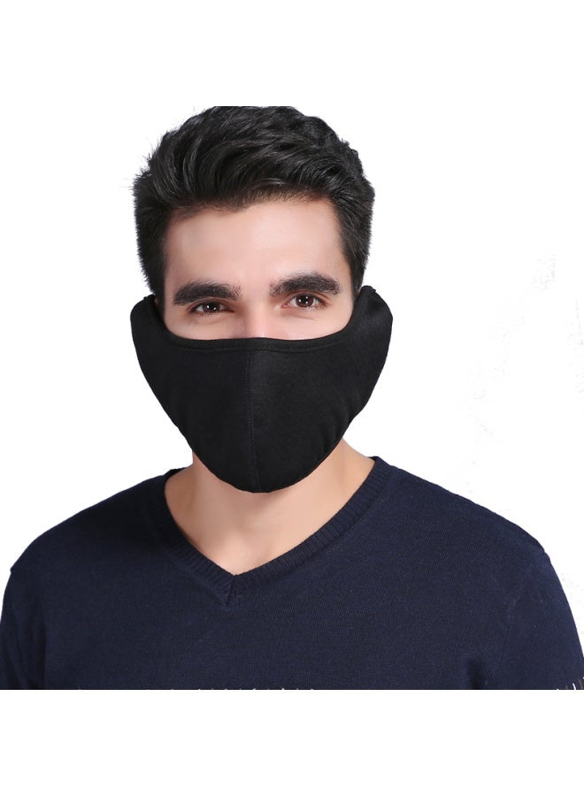 Jajalin Face Mask And Ear Cover, Cycling Face Shield, Winter Warmth For Men And Women, Electric Scooter Windproof Face Guard, Erbin Style, Black - Image 2