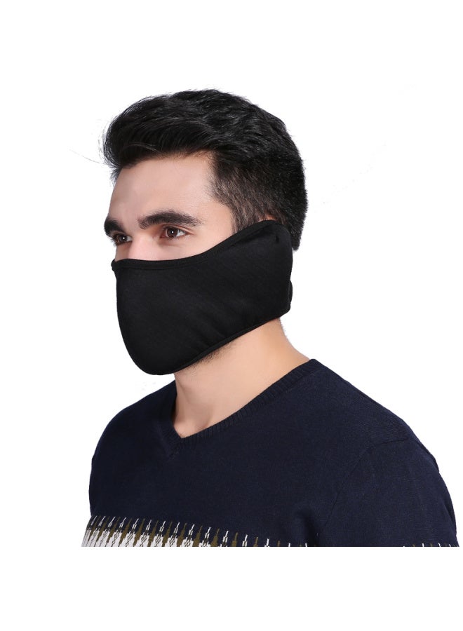 Jajalin Face Mask And Ear Cover, Cycling Face Shield, Winter Warmth For Men And Women, Electric Scooter Windproof Face Guard, Erbin Style, Black - Image 3