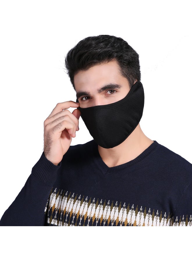 Jajalin Face Mask And Ear Cover, Cycling Face Shield, Winter Warmth For Men And Women, Electric Scooter Windproof Face Guard, Erbin Style, Black - Image 5