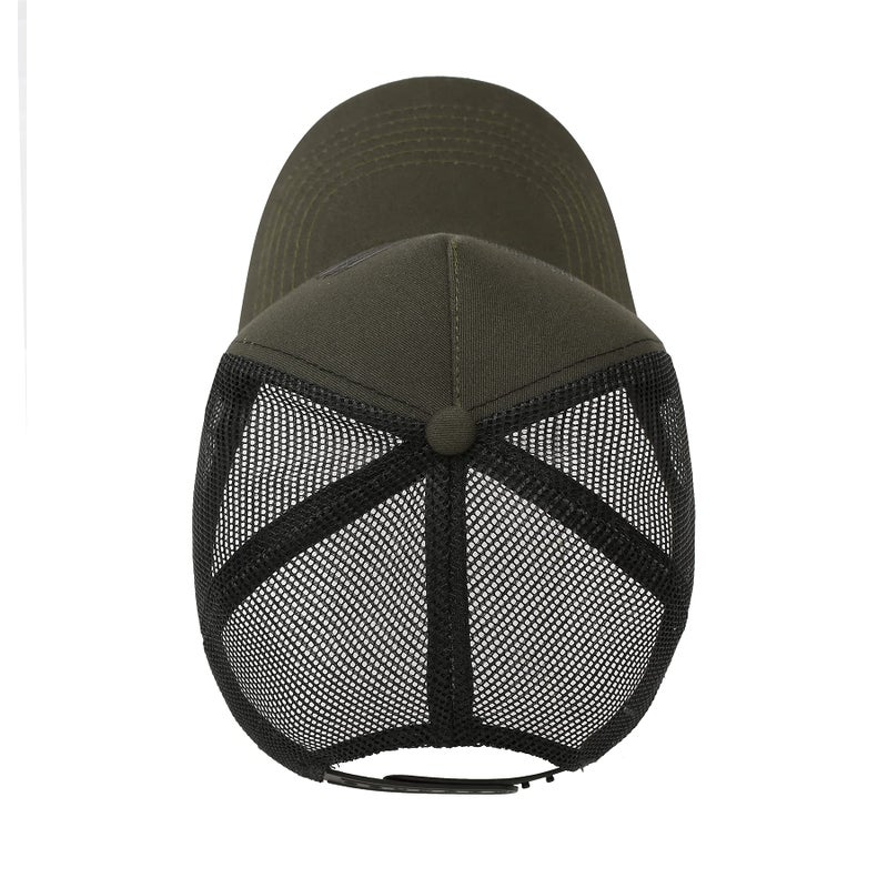 VIONLAN Baseball Cap American Flag Trucker Hat for Men Women 3D Embossed Logo Adjustable Outdoor Mesh Snapback Hat - Image 4
