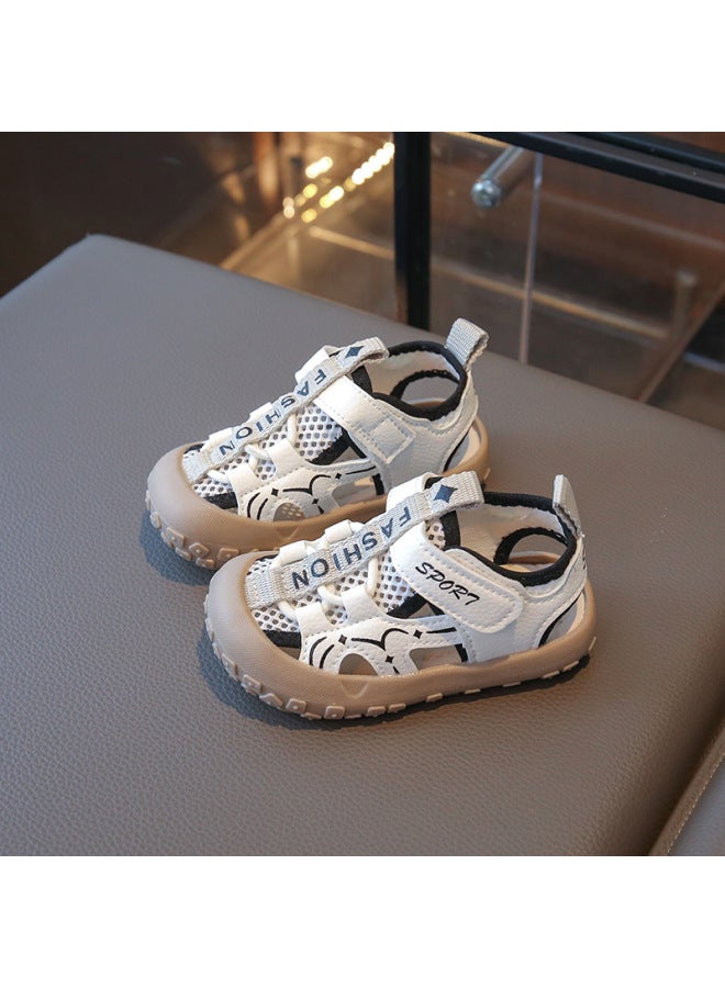 Children's Sandals  Summer New Boys' Baby Shoes Hollow Beach Shoes Boys Running Sports Sandals
