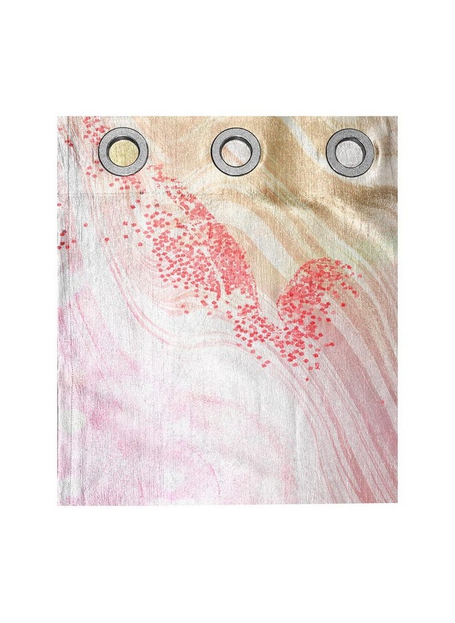 Lush Decor Lush Décor Polyester Floral Grommet Blackout Door Curtain, 7 Feet, Brick Pink, Pack of 2  - Image 5