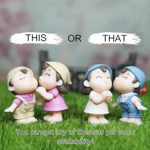 ascension 1 Set Cute Miniature Figurine Gift for Your Love Romantic Valentine Day Gift for Girlfriend, Boyfriend Small Baby Couple Showpiece Valentine Day Gift Items Miniature Adventure Showpiece - Image 2