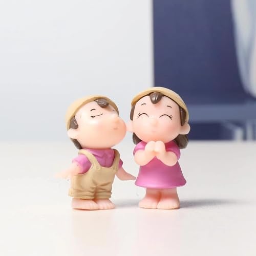 ascension 1 Set Cute Miniature Figurine Gift for Your Love Romantic Valentine Day Gift for Girlfriend, Boyfriend Small Baby Couple Showpiece Valentine Day Gift Items Miniature Adventure Showpiece - Image 1