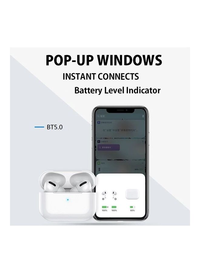 TWS In-Ear Earphones With Charging Case White - Image 4