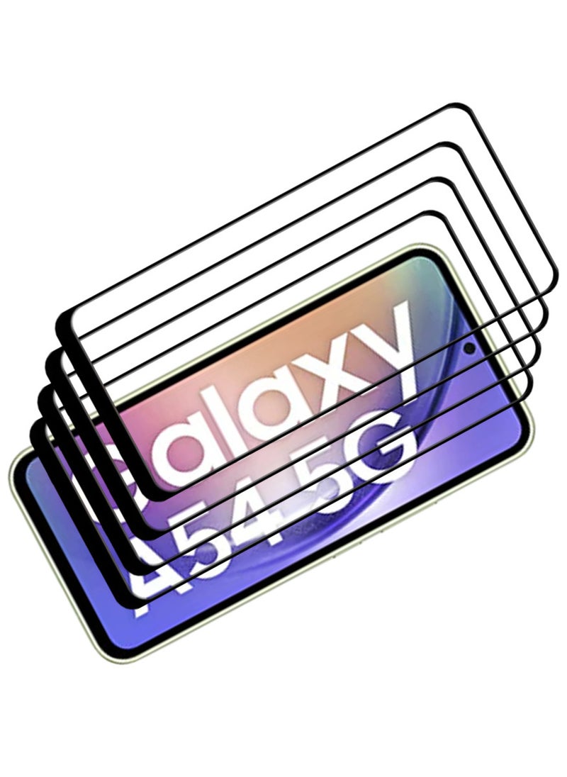 ACLIX 4 Pieces Antistatic ESD Dustproof Premium Quality High Definition Tempered Glass Screen Protector Designed For Samsung Galaxy A54 - Image 1
