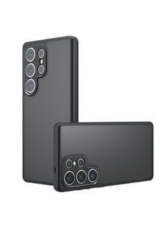 Zaboon For Samsung Galaxy S25 Ultra 5G Armor Precise Hole PC Hybrid TPU Phone Case(Frosted Black) 