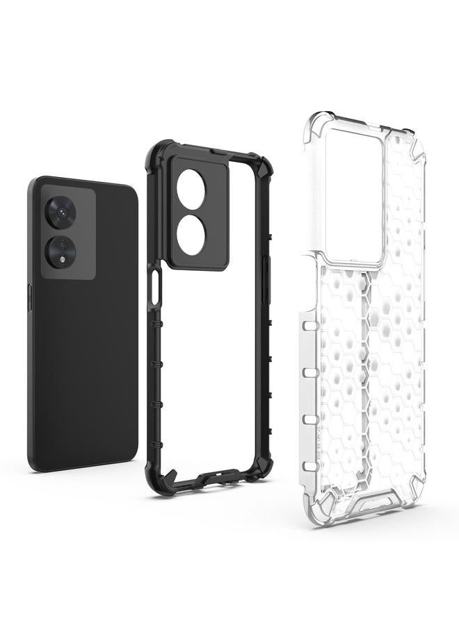 S-TOP Case For OPPO A97 5G Shockproof Honeycomb PC + TPU Phone Case - Image 5