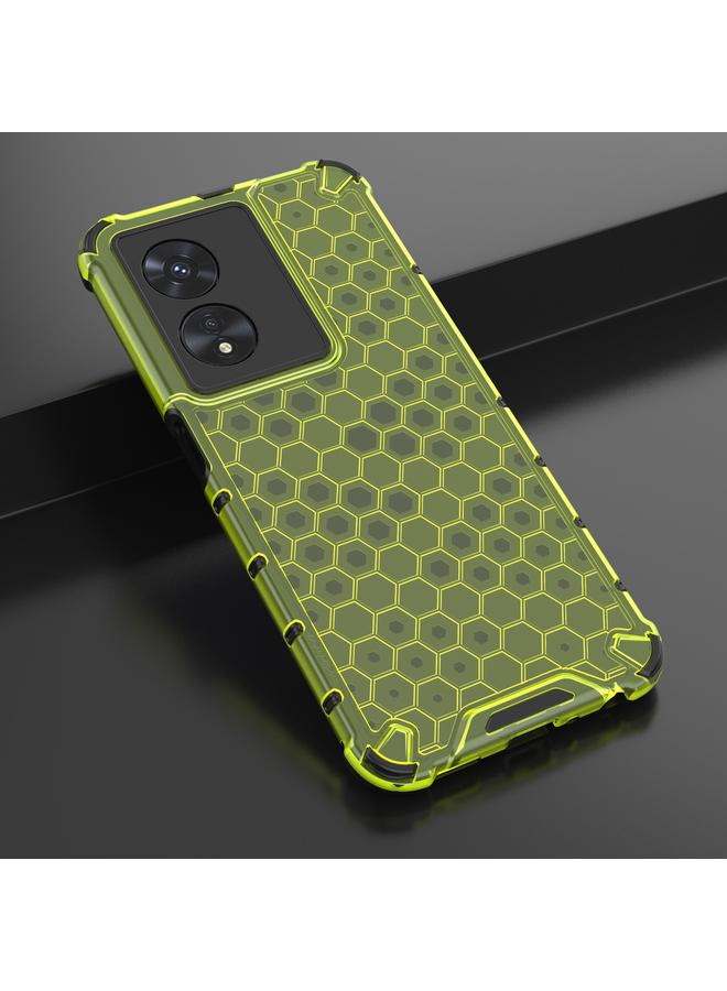 S-TOP Case For OPPO A97 5G Shockproof Honeycomb PC + TPU Phone Case - Image 2