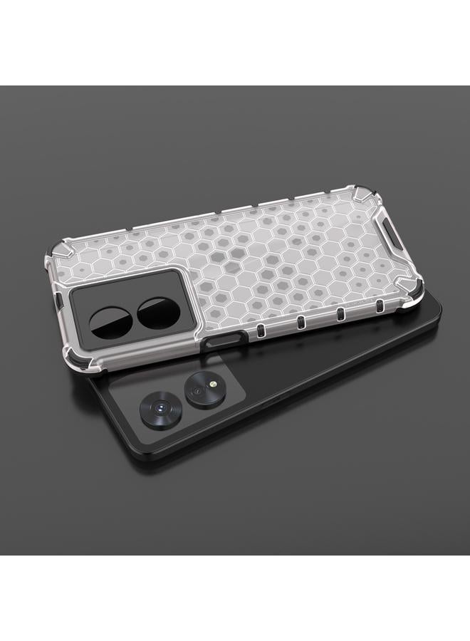 S-TOP Case For OPPO A97 5G Shockproof Honeycomb PC + TPU Phone Case - Image 4