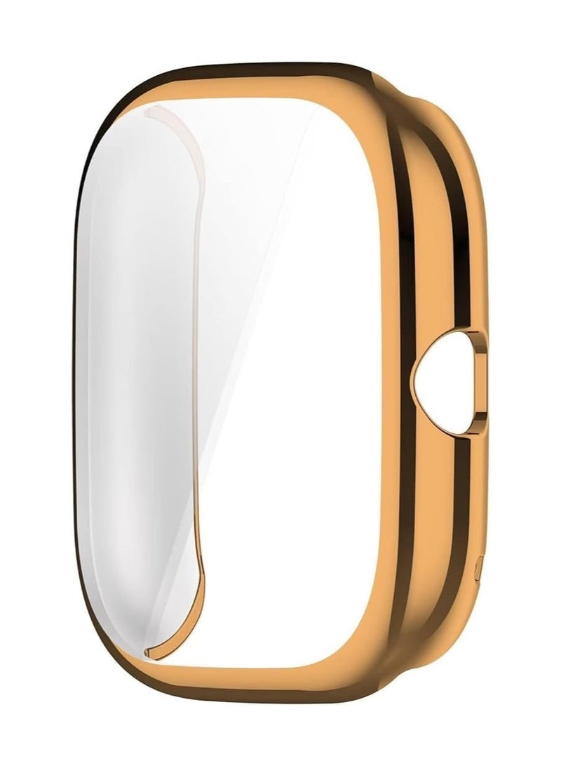 ELMO3EZZ TPU Protective Cover For Amazfit Bip 3 / Bip3 Pro Screen Protector Case For Amazfit SmartWatch Accessories Protection Shell (Rose Gold) - Image 3