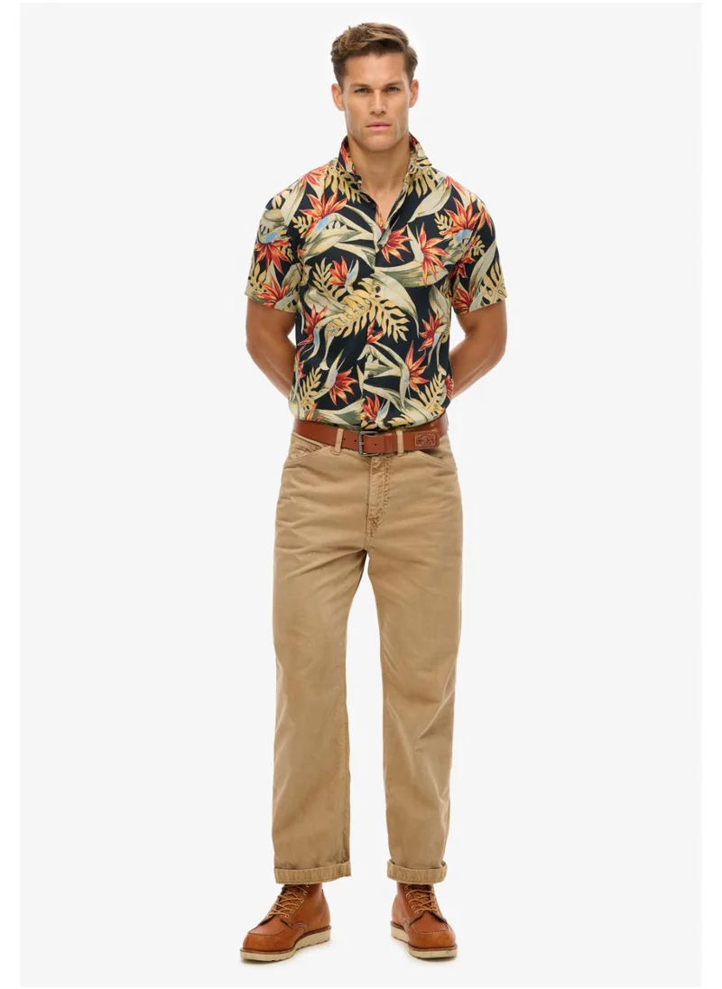 سوبر دراي Hawaiian Print Shirt