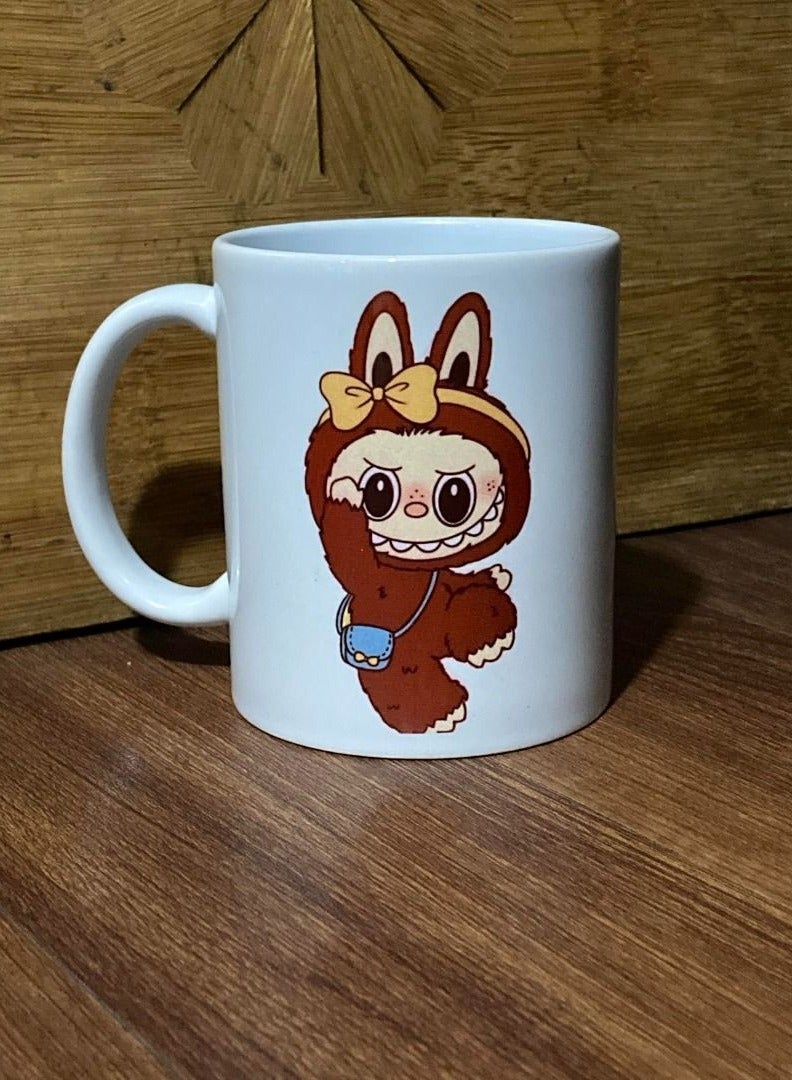 RYN Cute labubu mug Labubu graphic mug Labubu mug, Collectables mug Labubu lover Great gift. ( model 0001) - Image 2