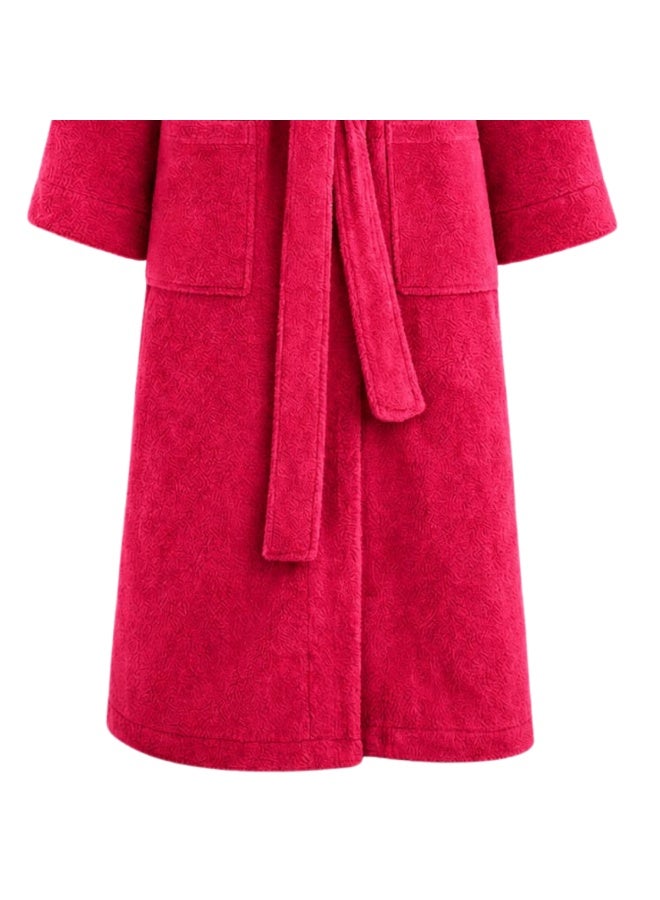 TM HOME Luxury Hotel Bathrobe Hoddie – 100% Natural Cotton with Premium Plush Texture  – Ultra-Soft, Absorbent & Elegant Unisex Design - Image 4